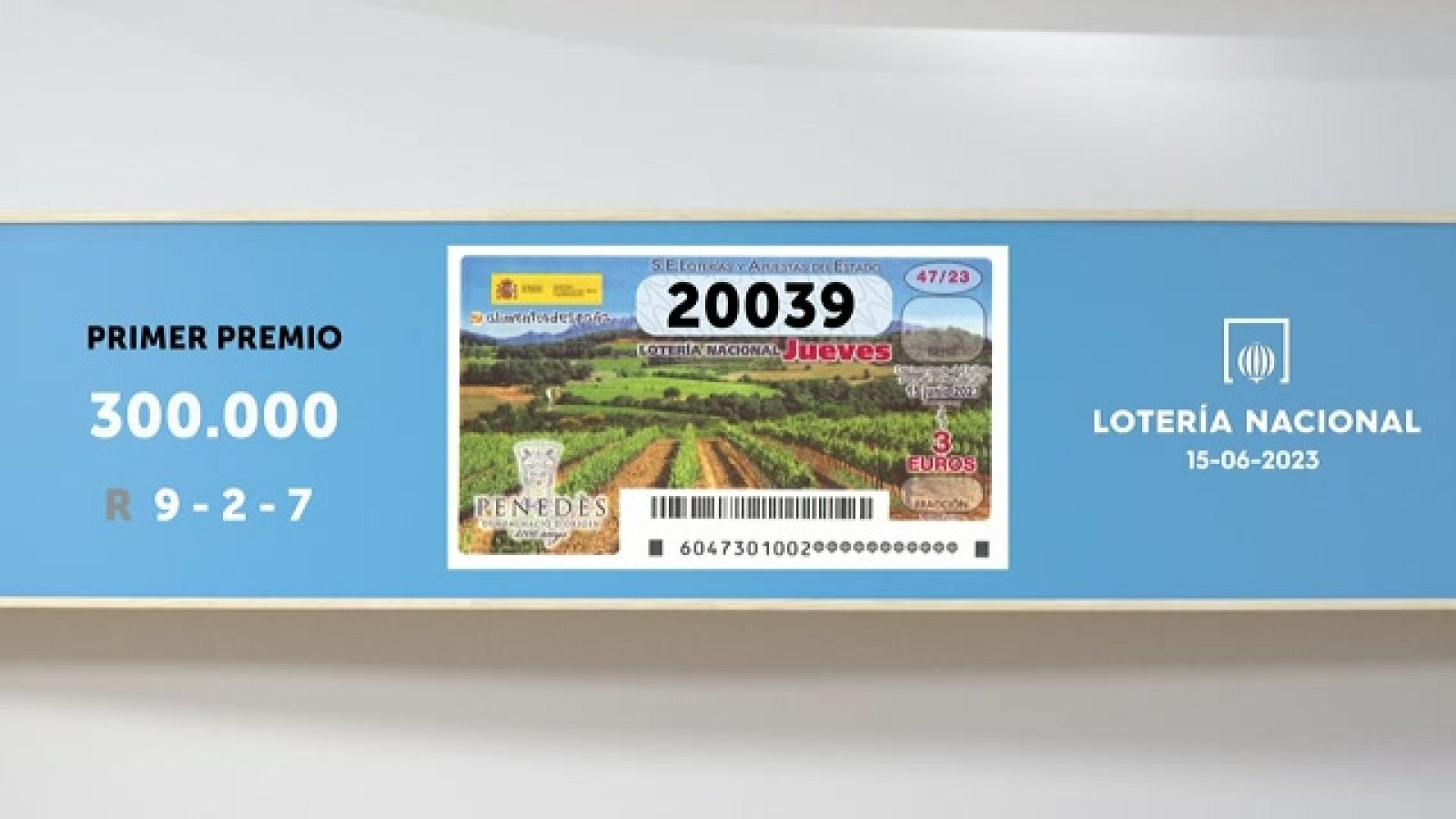 Sorteo de la Lotería Nacional del 15/06/2023 - Ver ahora