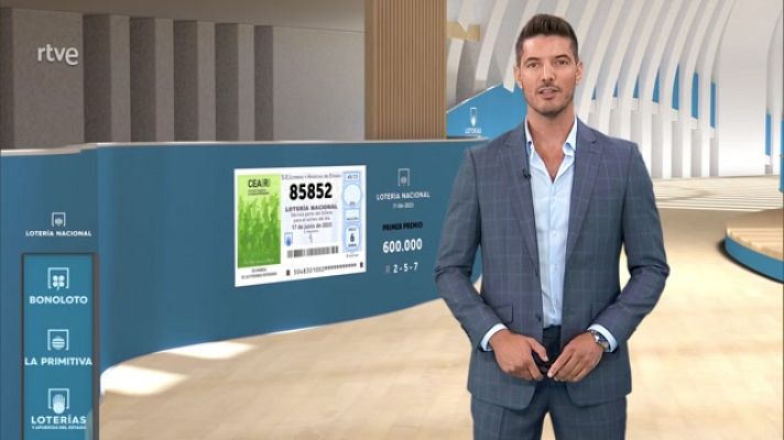 Loterías - Sorteo de la Lotería Nacional del 17/06/2023