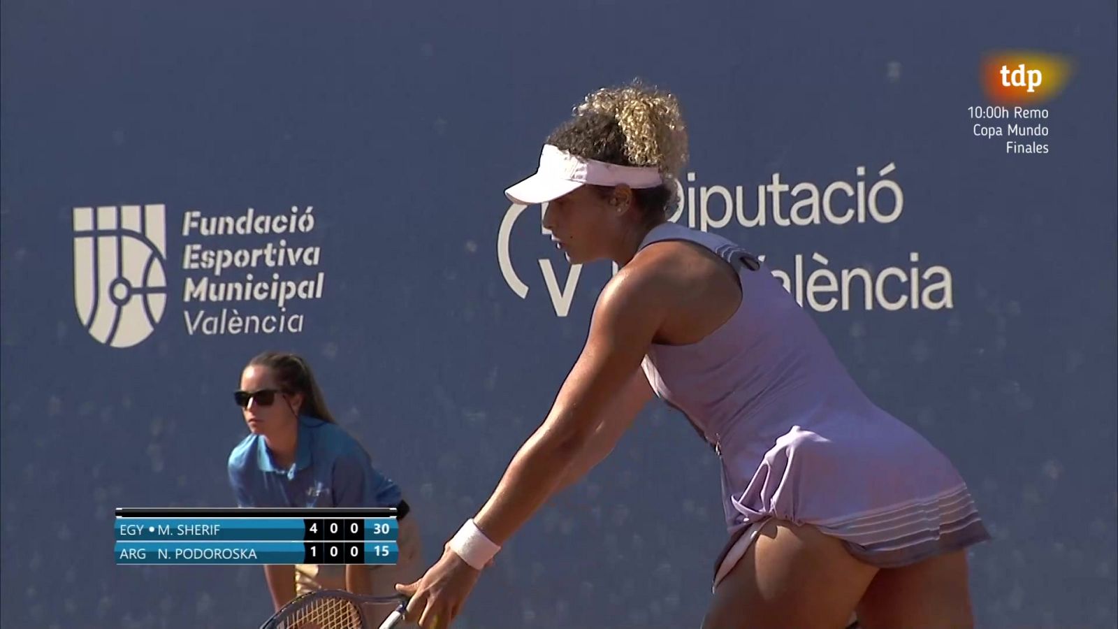 Tenis - WTA Torneo Valencia. 1ª Semifinal: M. Sherif - N. Podoroska - ver ahora