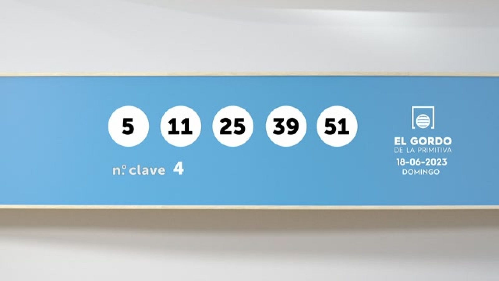 Sorteo de la Lotería Gordo de la Primitiva del 18/06/2023 - Ver ahora