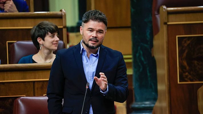 Informativo 24h - Rufián llama al independentismo a acordar el "precio" de una "hipotética investidura" de Sánchez