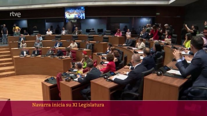 Parlamento - Constituido el Parlamento de Navarra