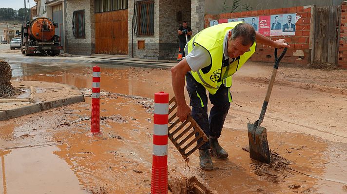 Informativo 24h - Las tormentas persisten en el norte tras dejar garajes y sótanos inundados en Aragón