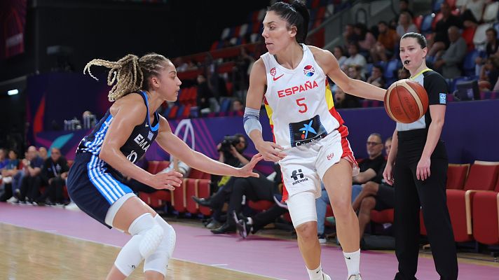 Telediario 1 - España toma aire en el Eurobasket tras su clasificación a cuartos