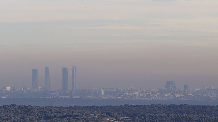 Telediario 1 - El 80% de la población española respira aire contaminado
