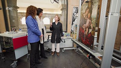 As� es el taller de restauraci�n del Museo de El Prado - Los pilares del tiempo | Ver