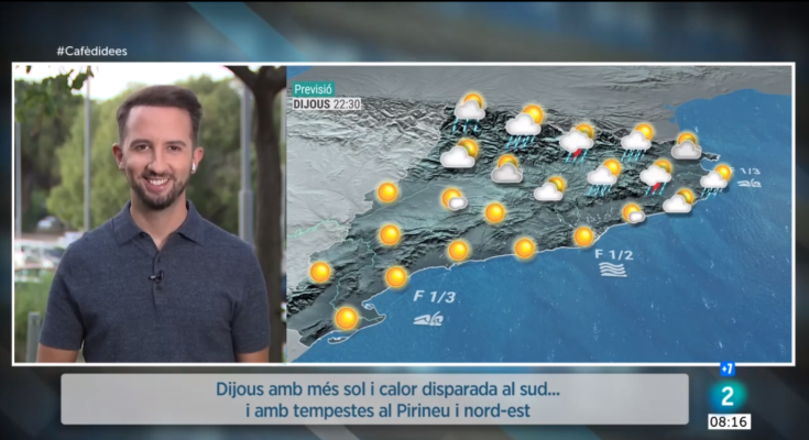 El temps - Darrer dia de tempestes amb més sol i calor