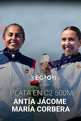 Piragüismo - Juegos Europeos | Antía Jácome y María Corbera, plata