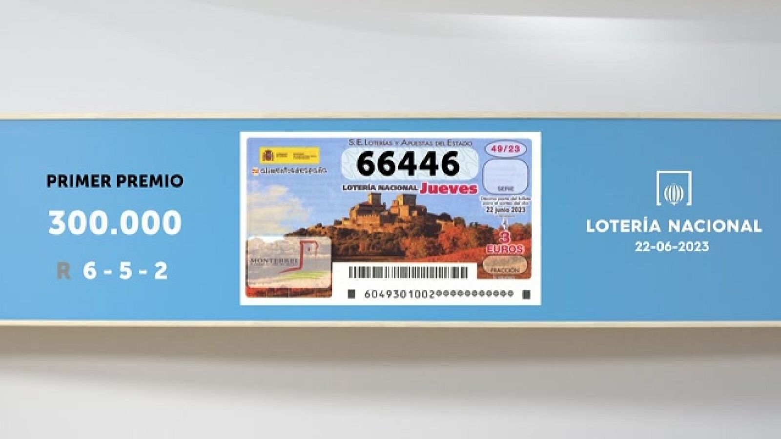 Sorteo de la Lotería Nacional del 22/06/2023 - Ver ahora