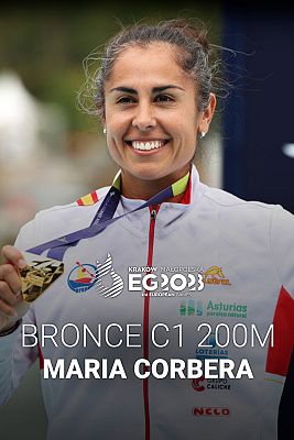 Piragüismo - Juegos Europeos | María Corbera consigue la medalla de bronce en el C1 200