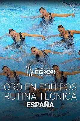 Natación - Juegos Europeos | El equipo de 'sincro' de España, campeón