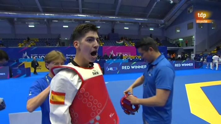  - Adrián Vicente consigue el tercer oro en taekwondo para España en los Juegos Europeos