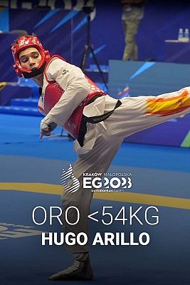 Otros deportes - Hugo Arillo consigue la medalla de oro en Taekwondo -54kg