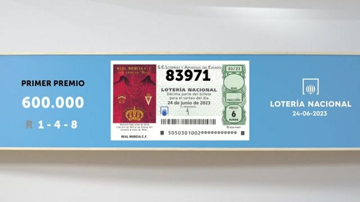 SELAE - Sorteo de la Lotería Nacional del 24/06/2023