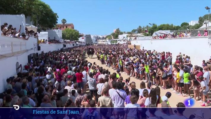 Telediario Fin de Semana - Multitudinario Sant Joan en Ciutadella, Menorca