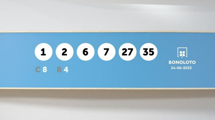 SELAE - Sorteo de la Lotería Bonoloto del 24/06/2023
