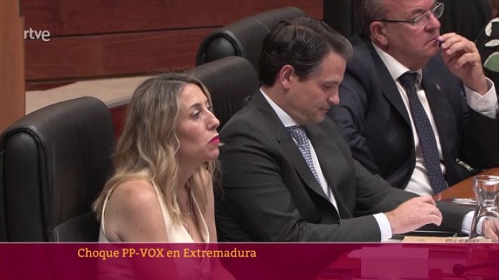 Parlamento - Choque PP-VOX en Extremadura
