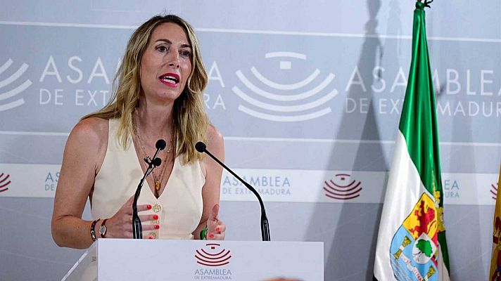Telediario 1 - El PP de Extremadura baja el tono con Vox y aboga por un "acuerdo programático"