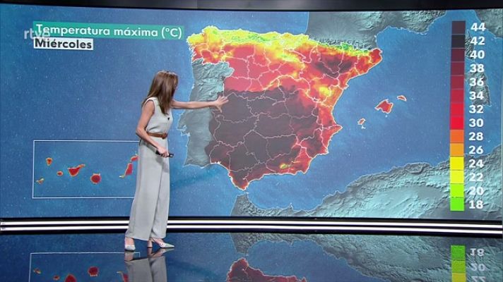 El tiempo - Tormentas localmente fuertes en Pirineos orientales