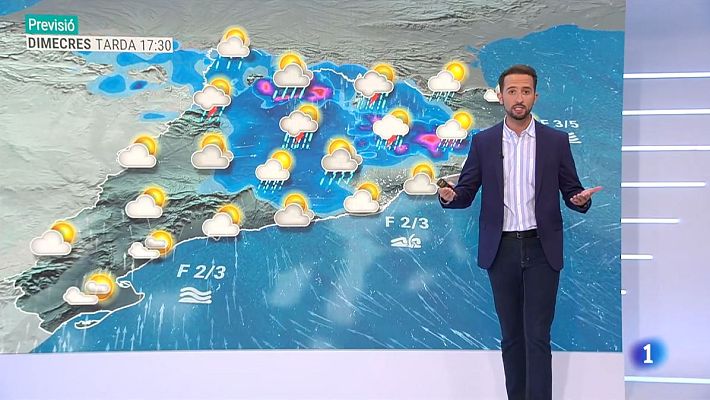 El temps - Fortes tempestes, xafogor i cel tèrbol