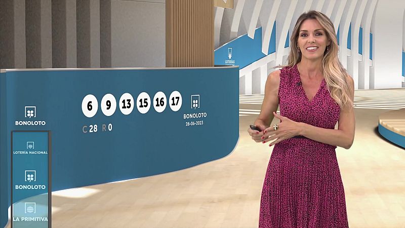 Sorteo de la Bonoloto del 28/06/2023