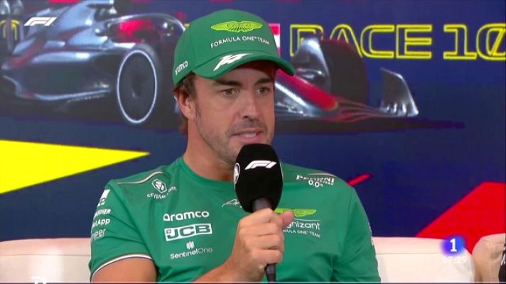 Telediario Matinal - Fernando Alonso: "Es importante sumar puntos con los dos coches"