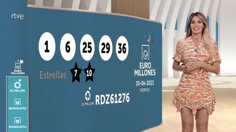 Sorteo de la Bonoloto y Euromillones del 30/06/2023 - ver ahora