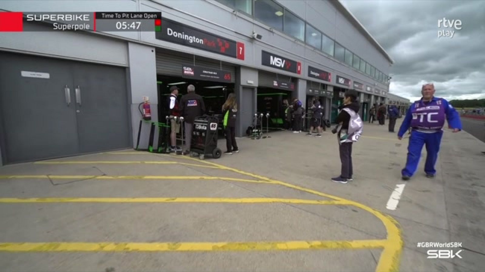 WSBK. Superpole Donington Park.