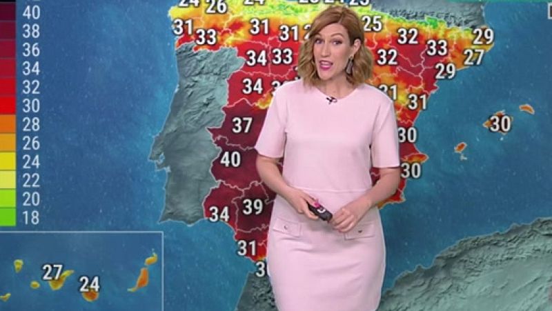 La semana acaba con alguna tormenta y con temperaturas al alza - El tiempo | Ver