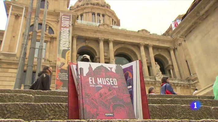 Telediario Fin de Semana - El Museo Nacional de Arte de Cataluña convertido en cómic