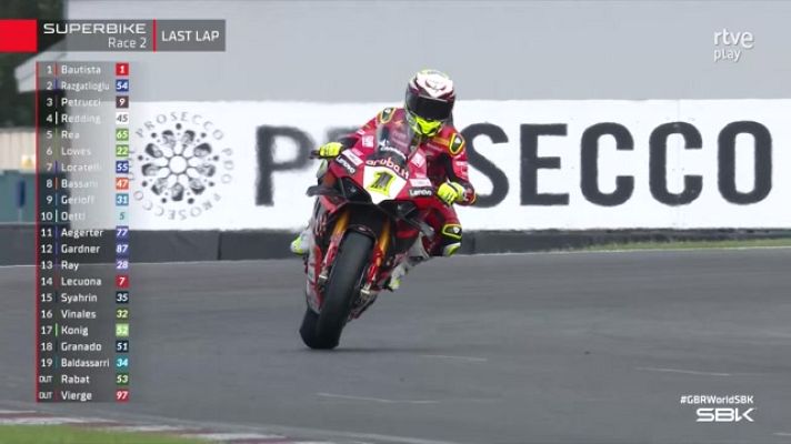 Mundial de Superbike - Bautista gana la segunda carrera en Donington Park