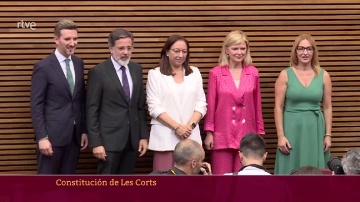 Parlamento - Se constituyen Les Corts de la Comunitat Valenciana