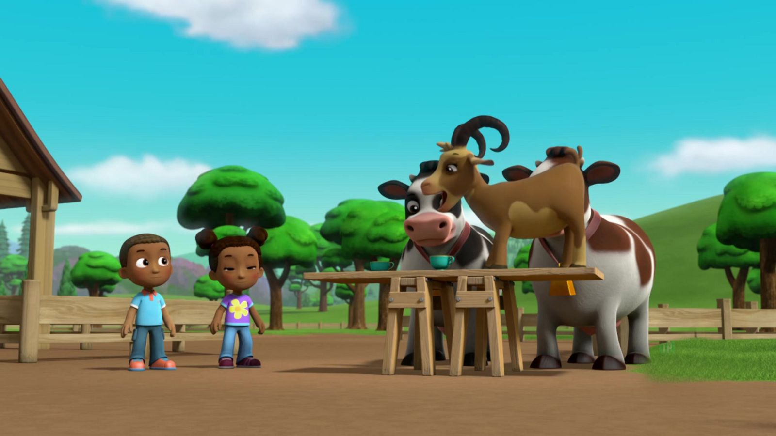 La patrulla salva a una granja sin granjeros - La patrulla canina | Ver