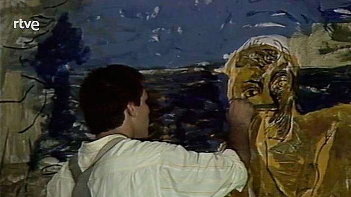  - Tres pintors als antics magatzems del port