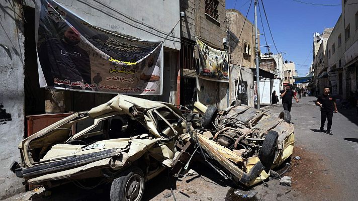 Telediario 1 - La ONU, EE.UU. y la UE piden a Netanyahu que ponga fin a la expansión de asentamientos en Cisjordania