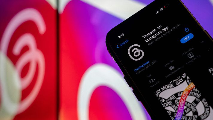 Telediario 1 - Meta lanza Threads, la nueva red social que aspira a competir con Twitter