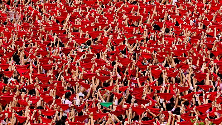Telediario 1 - El chupinazo da el pistoletazo de salida a las fiestas de San Fermín
