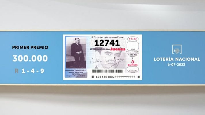 SELAE - Sorteo de la Lotería Nacional del 06/07/2023