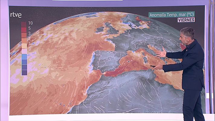 El tiempo - Chubascos y tormentas localmente fuertes en el País Vasco, Navarra y área Pirenaica