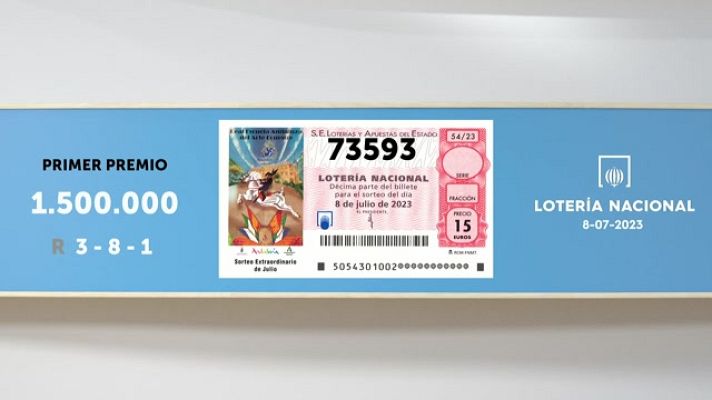 SELAE - Sorteo de la Lotería Nacional del 08/07/2023