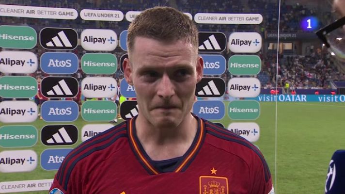 Eurocopa - Europeo sub-21 | Sergio Gómez: "Lo hemos tenido, estoy orgulloso de este grupo"