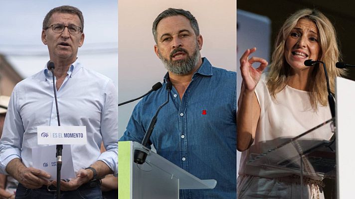 Telediario Fin de Semana - Los reproches cruzados marcan el primer sábado de campaña al 23J