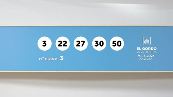 SELAE - Sorteo de la Lotería Gordo de la Primitiva del 09/07/2023