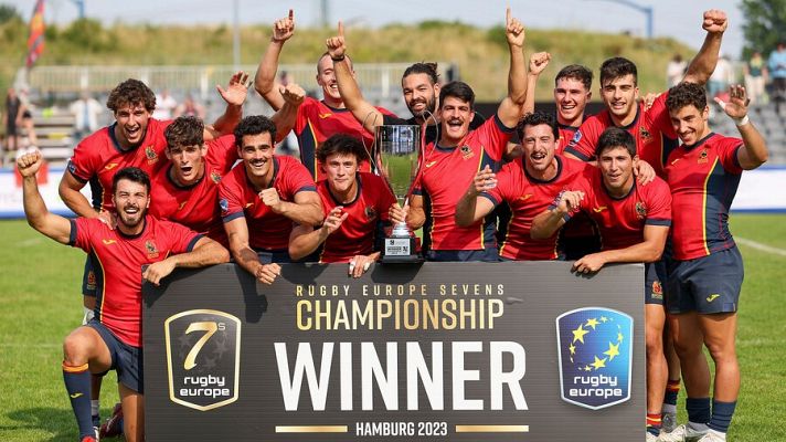 Telediario Fin de Semana - España logra el bronce en el Campeonato de Europa de Rugby 7 tras vencer en el torneo de Hambrugo