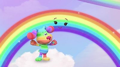 La gran aventura de la perrita arcoiris - Las pistas de Blue y tú | Ver