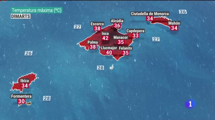 Informatiu Balear - El temps a les Illes Balears - 10/07/23