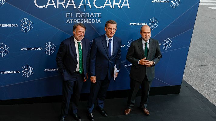 Telediario 2 - Sánchez y Feijóo se enfrentan en un cara a cara decisivo para la campaña