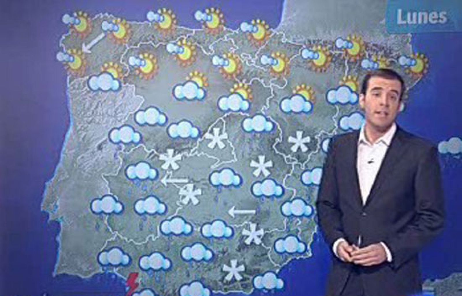 Este lunes nieve en cotas bajas