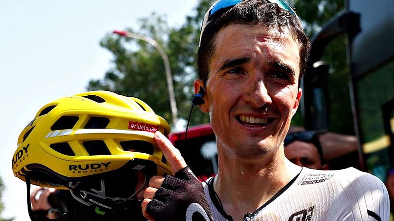 Tour 2023 | La dedicatoria de Pello Bilbao a su difunto compañero: "Aquí la tienes, Gino"