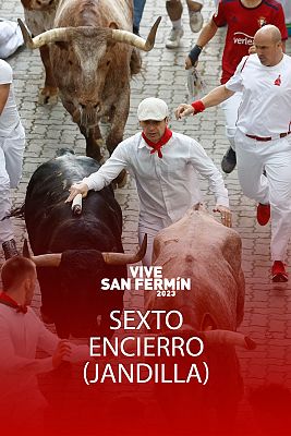Sexto encierro de San Fermn 2023
